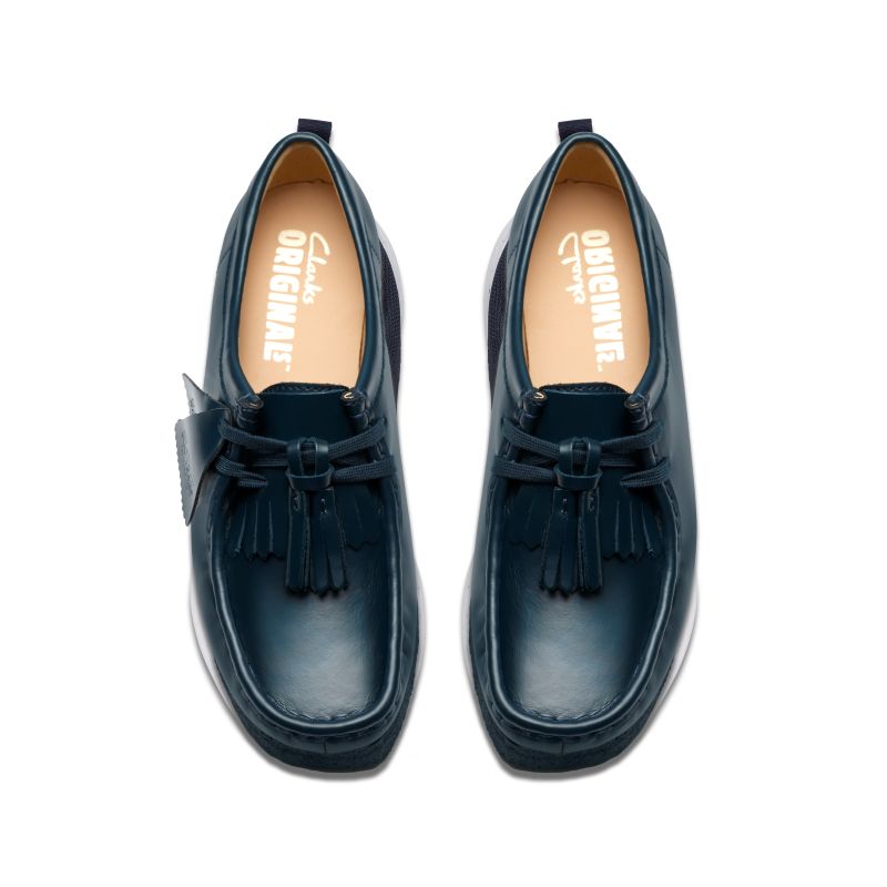 Clarks AW25 W Wallabee. Dark Teal Leather 26182746