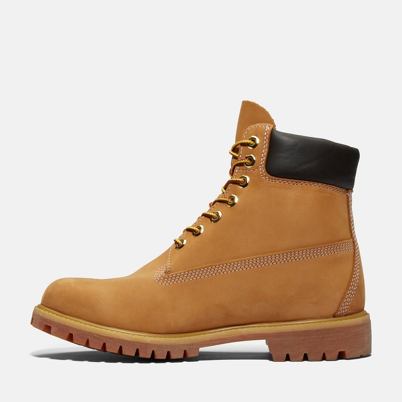 Timberland C/O M 6-INCH PREMIUM WATERPROOF BOOT WHEAT NUBUCK 10061-713