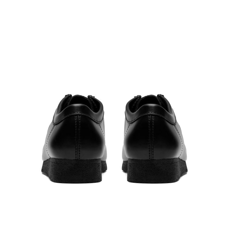 Clarks AW25 M Wallabee Black HiShine Leather 26183780｜アメ横老舗