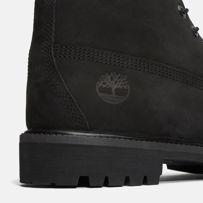 Timberland C/O M 6-INCH PREMIUM WATERPROOF BOOT BLACK NUBACK 10073-001