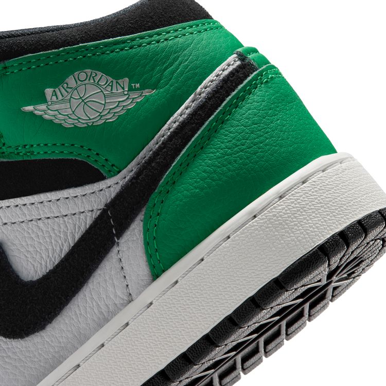 JORDAN BRAND SU26 AIR JORDAN 1 MID SE GS サミットホワイト/ブラック-ラッキーグリーン II1254-100