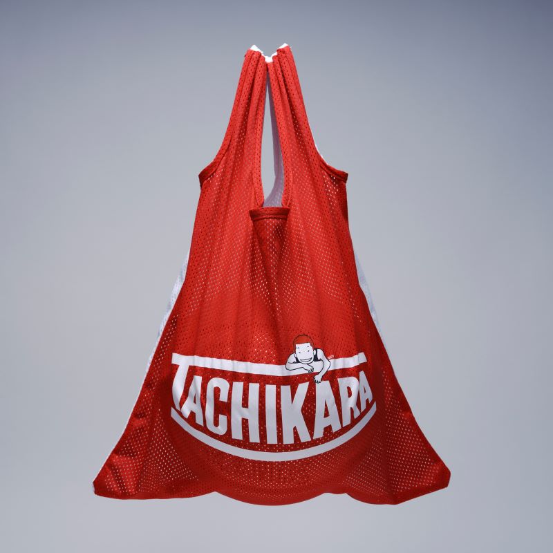 PICK UP PLAYGROUND × TACHIKARA BALL SAC BS-039 レッド/ホワイト