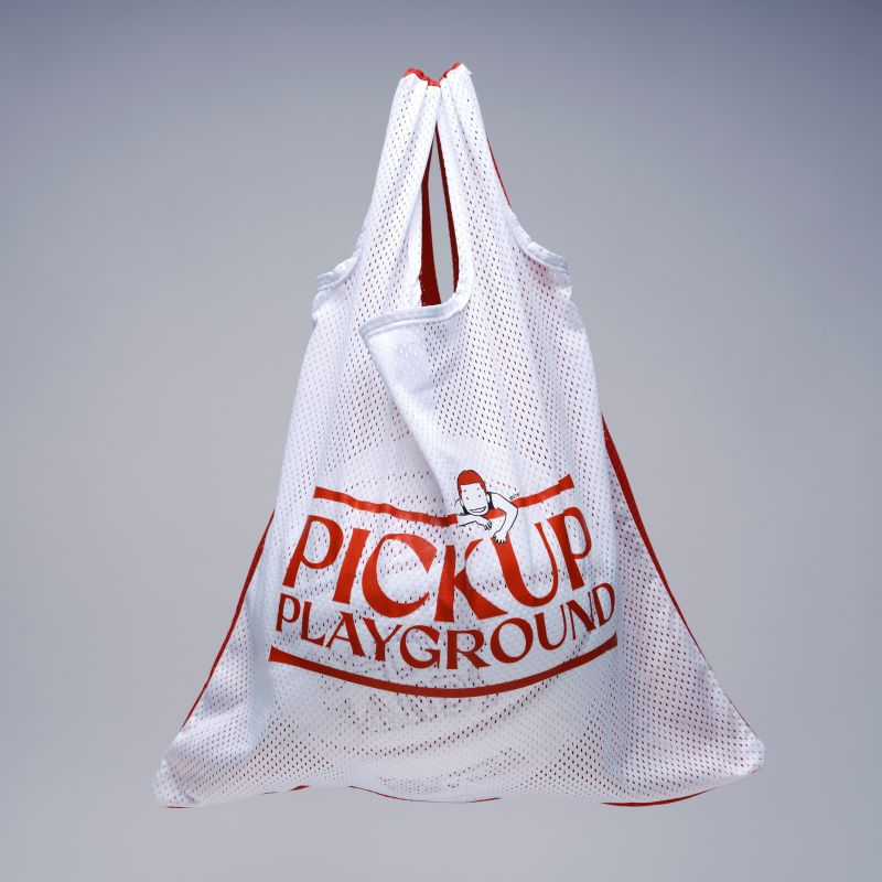 PICK UP PLAYGROUND × TACHIKARA BALL SAC BS-039 レッド/ホワイト