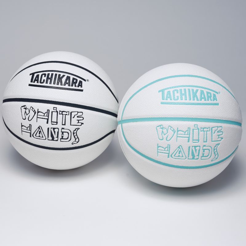TACHIKARA BASKETBALL WHITE HANDS SB6-219 ホワイト/ライトアクア