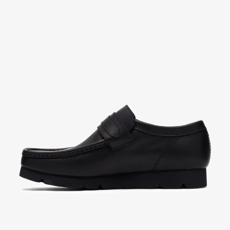 Clarks SS26 M WallaLoaferGTX Blk/Black Lea 26186774