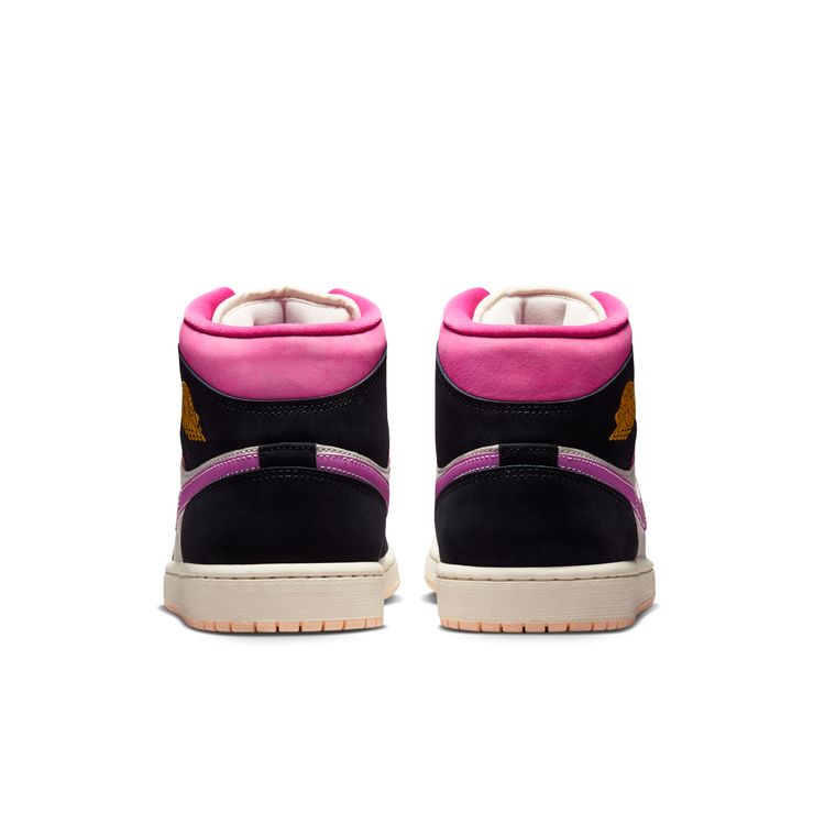 JORDAN BRAND SU26 AIR JORDAN 1 MID SE ブラック/ユニバーシティゴールド-セイル-ピンクシクル II3789-001