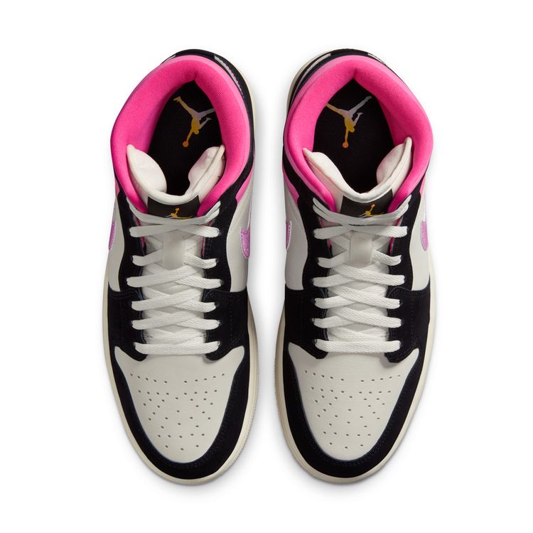 JORDAN BRAND SU26 AIR JORDAN 1 MID SE ブラック/ユニバーシティゴールド-セイル-ピンクシクル II3789-001