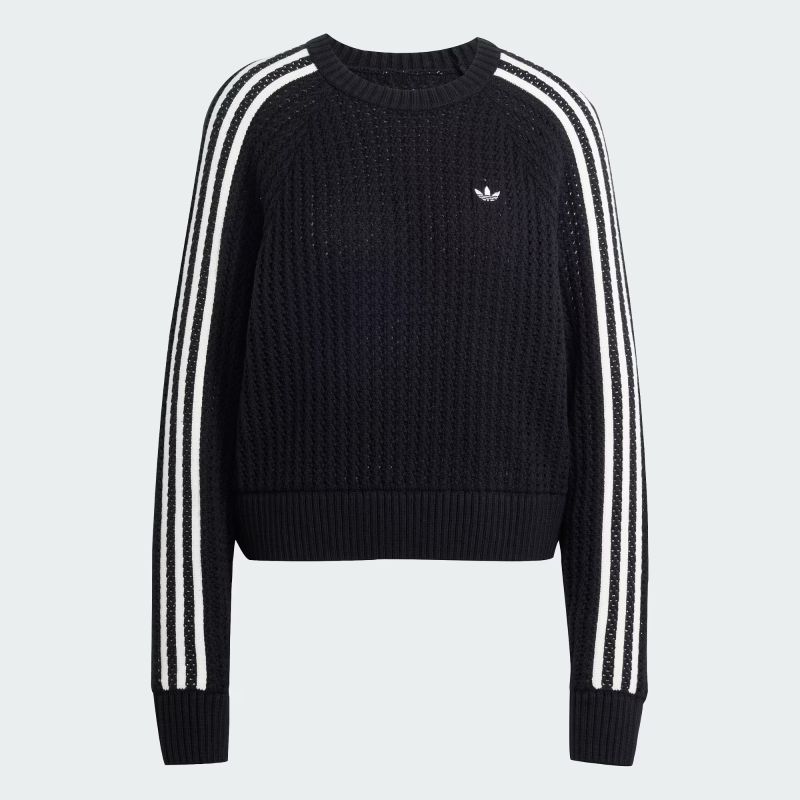 adidas 25Q4 KNITTED CREW ブラック JD0905