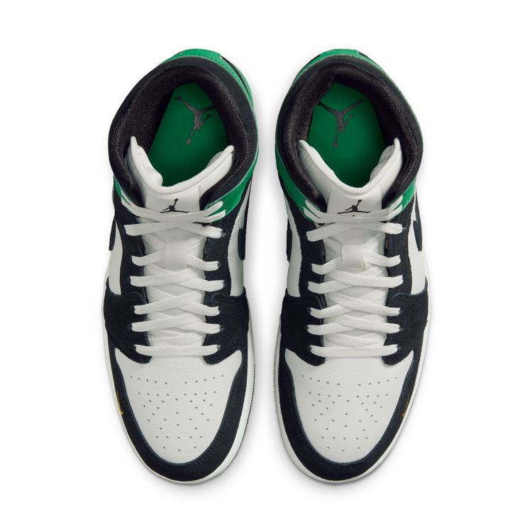 JORDAN BRAND SU26 AIR JORDAN 1 MID SE サミットホワイト/ブラック-ラッキーグリーン II9812-100