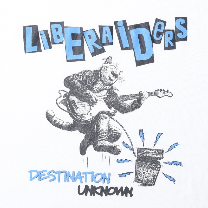 Liberaiders 26SS 5/29 POGO DANCE TEE 736132601 ホワイト 736132601-WHT チャコール 736132601-CHL
