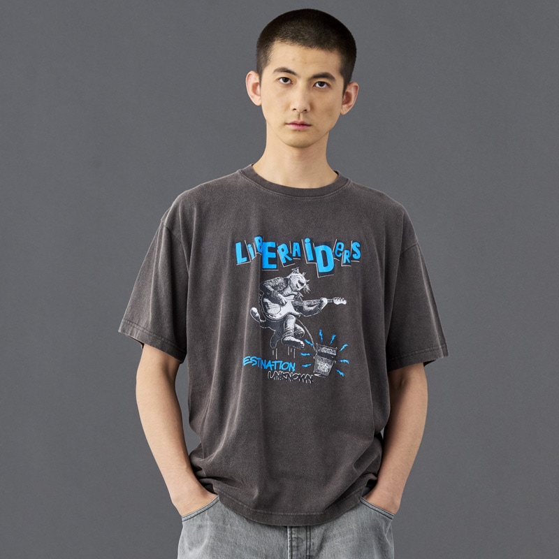 Liberaiders 26SS 5/29 POGO DANCE TEE 736132601 ホワイト 736132601-WHT チャコール 736132601-CHL