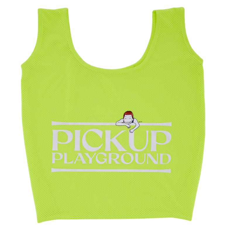 PICK UP PLAYGROUND × TACHIKARA BALL SAC BS-037 ネオンイエロー