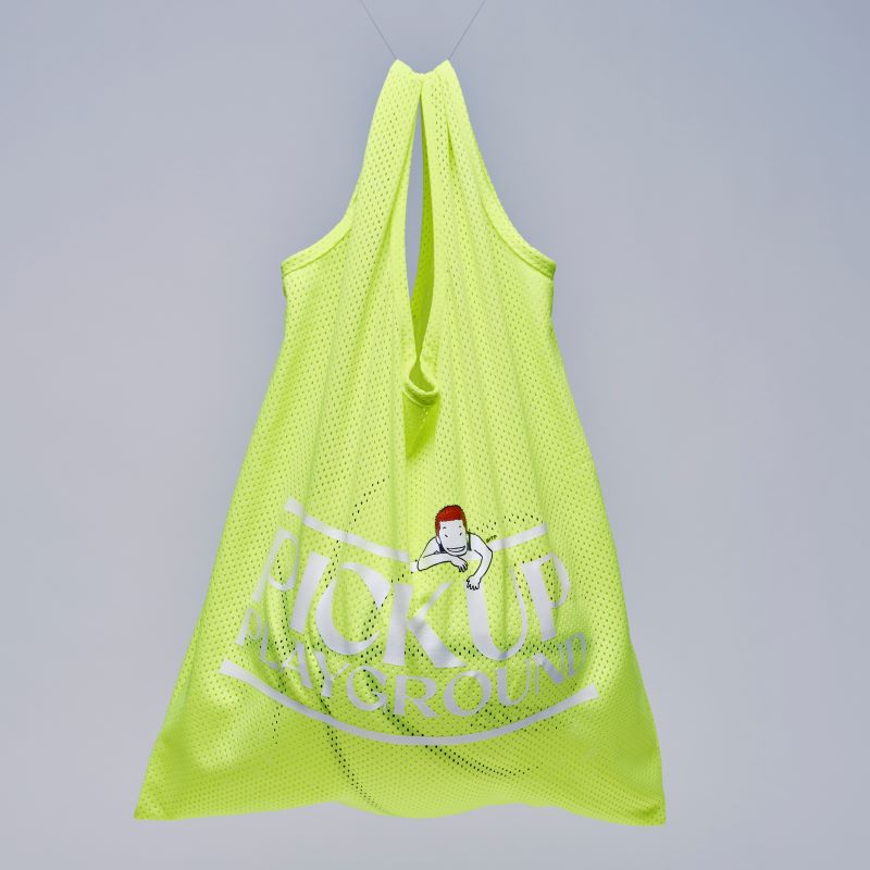 PICK UP PLAYGROUND × TACHIKARA BALL SAC BS-037 ネオンイエロー