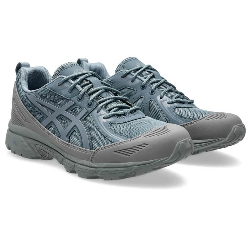 アシックスオーダーシューズ 青/灰色 ベルクロ asics 25AW 8/7 GEL-VENTURE 6 SHIELD IRONCLAD/FJORD GREY