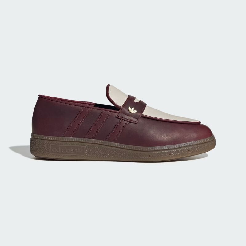 adidas 26Q3 adidas HANDBALL SPEZIAL LOAFER W シャドーレッド/クリームホワイト/ガム LA6440