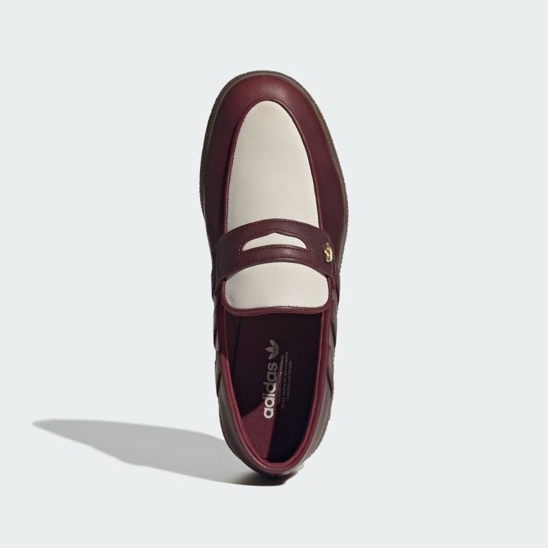 adidas 26Q3 adidas HANDBALL SPEZIAL LOAFER W シャドーレッド/クリームホワイト/ガム LA6440