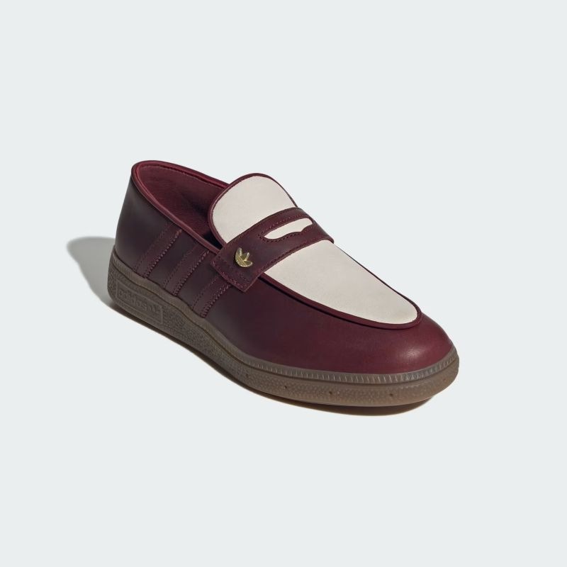 adidas 26Q3 adidas HANDBALL SPEZIAL LOAFER W シャドーレッド/クリームホワイト/ガム LA6440