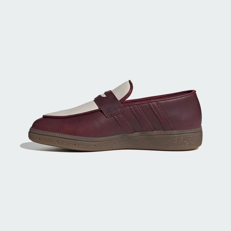 adidas 26Q3 adidas HANDBALL SPEZIAL LOAFER W シャドーレッド/クリームホワイト/ガム LA6440