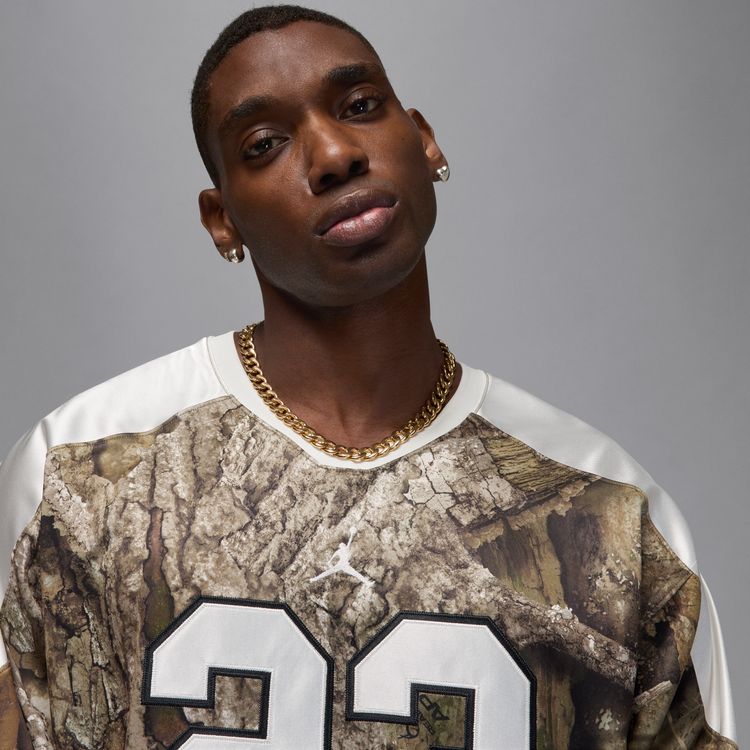 JORDAN BRAND HO25 10/1 M J BRK HOCKEY JSY RLT ミディアムオリーブ/セイル/セイル IB3964-222