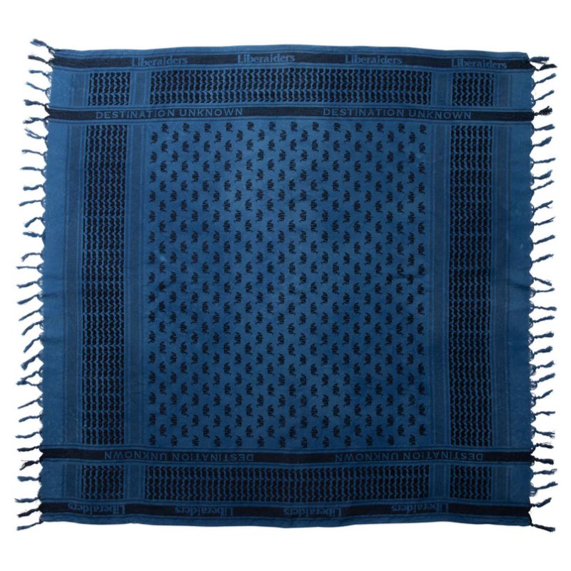 Liberaiders 25AW 10/17 UNEVEN DYED LR JACQUARD STOLE 779062503 779062503-BLU ブルー