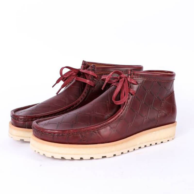 Clarks AW25 1/24 M Wallabee Scout Burgundy -Starcow- 26186060