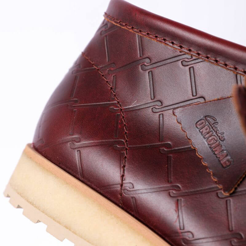 Clarks AW25 1/24 M Wallabee Scout Burgundy -Starcow- 26186060