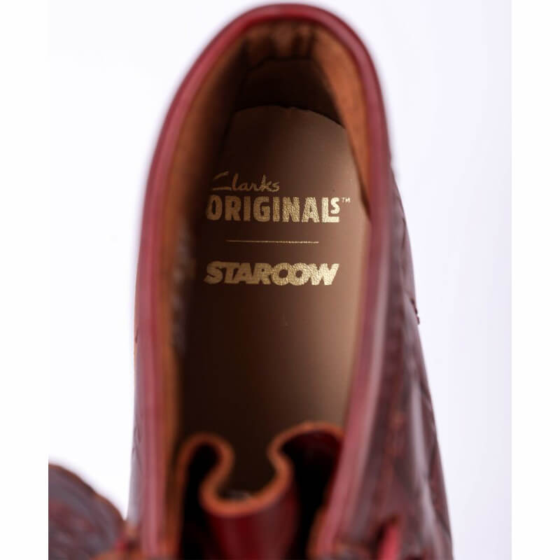 Clarks AW25 1/24 M Wallabee Scout Burgundy -Starcow- 26186060