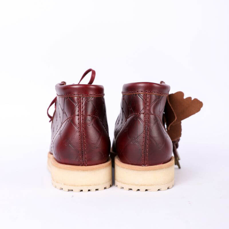 Clarks AW25 1/24 M Wallabee Scout Burgundy -Starcow- 26186060