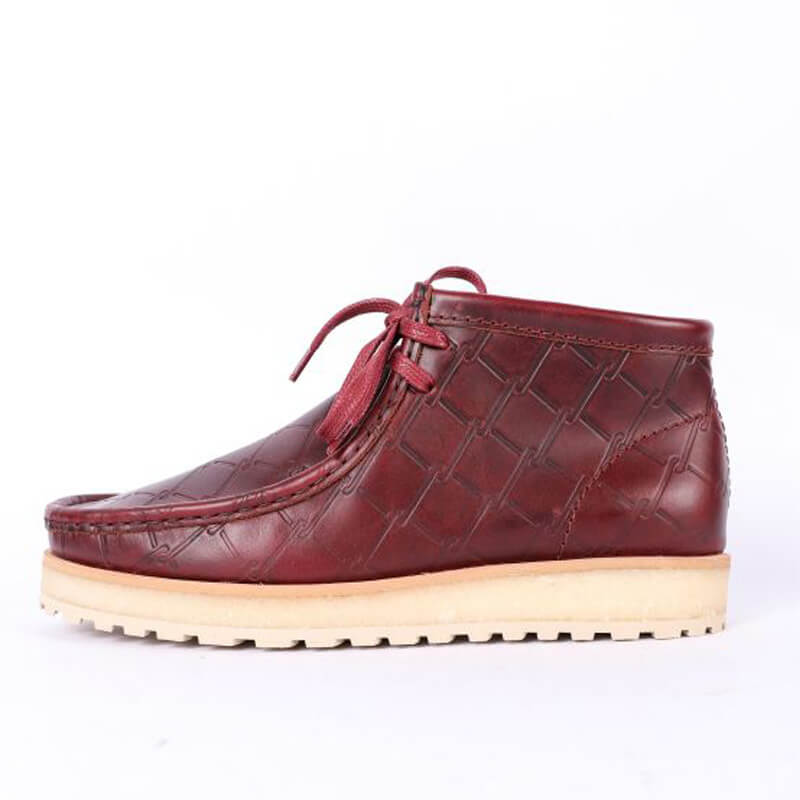 Clarks AW25 1/24 M Wallabee Scout Burgundy -Starcow- 26186060