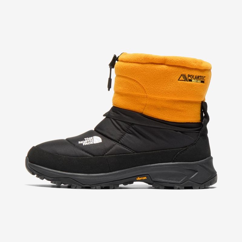 【セール30%OFF】THE NORTH FACE F24 ザ・ノースフェイス デタッチャブル ヌプシ ブーティ ポーラテック Detachable Nuptse Bootie POLARTEC サミットゴールドxTNFブラック NF52478-SK