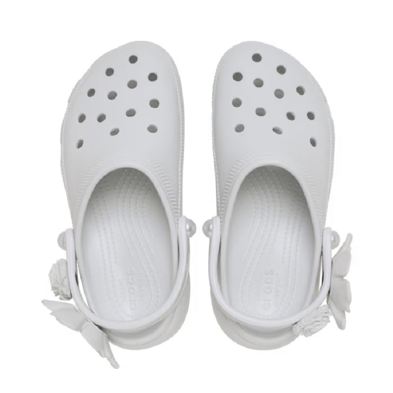 crocs 25Q2 CLASSIC PLATFORM BOUQUET CLOG Moonlight 211292-1NK