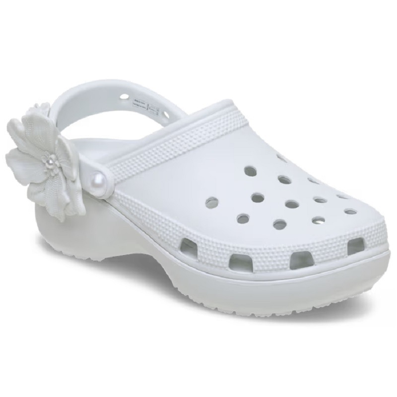 crocs 25Q2 CLASSIC PLATFORM BOUQUET CLOG Moonlight 211292-1NK