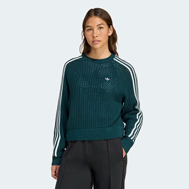 adidas 25Q4 KNITTED CREW オーロラアイビー JX5247