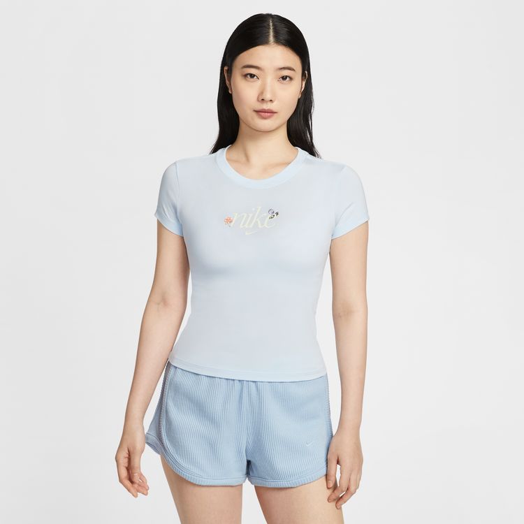 NIKE SU25 AS W NSW NK CHLL KNIT TEE ブルーティント HF9723-423