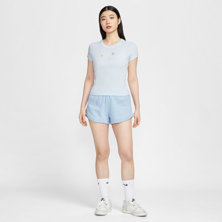 NIKE SU25 AS W NSW NK CHLL KNIT TEE ブルーティント HF9723-423