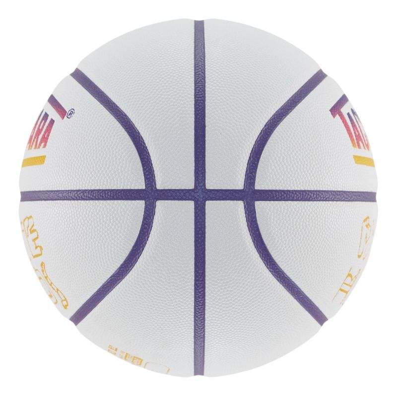 【タチカラ/7号球/ホワイトハンズ/バスケットボール/アウトドア用】TACHIKARA BASKETBALL WHITE HANDS SB7-2036 ホワイト/パープル/イエロー