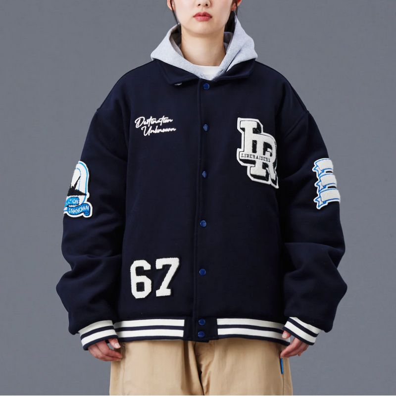 Liberaiders 25FW 11/21 LR VARSITY JACKET 770142503 770142503-BLK ブラック 770142503-NVY ネイビー