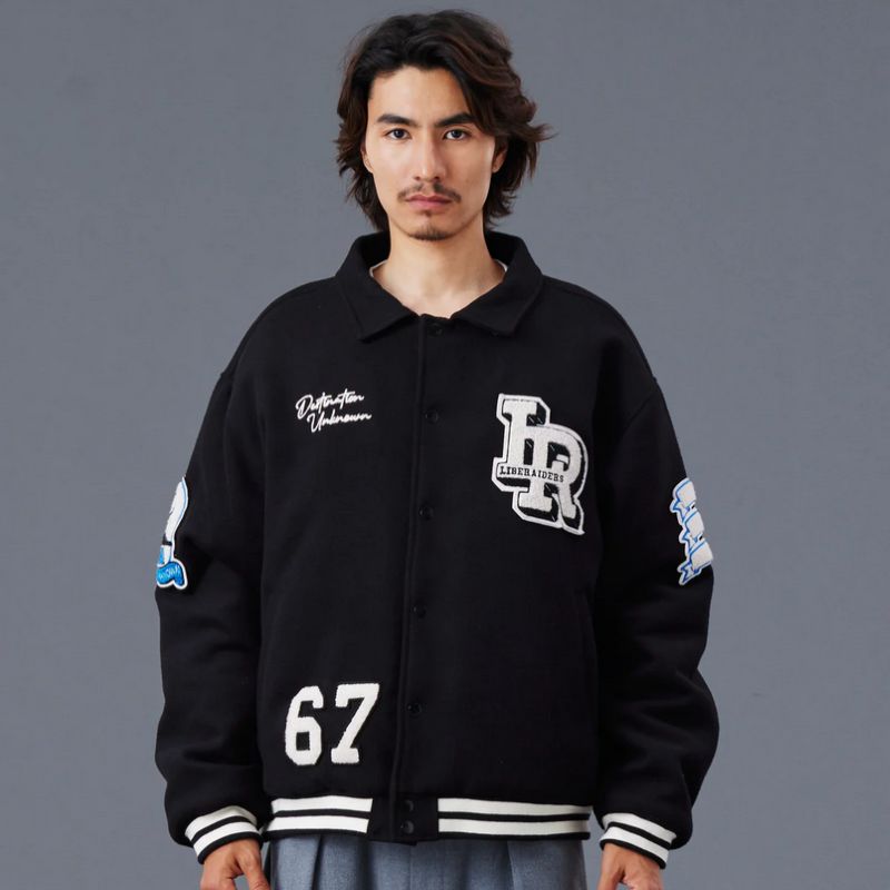Liberaiders 25FW 11/21 LR VARSITY JACKET 770142503 770142503-BLK ブラック 770142503-NVY ネイビー