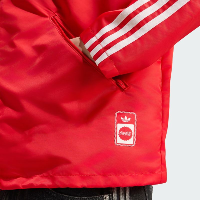 adidas 26Q3 6/6 NYLON PARKA COCA COLA ビビッドレッド KY2105