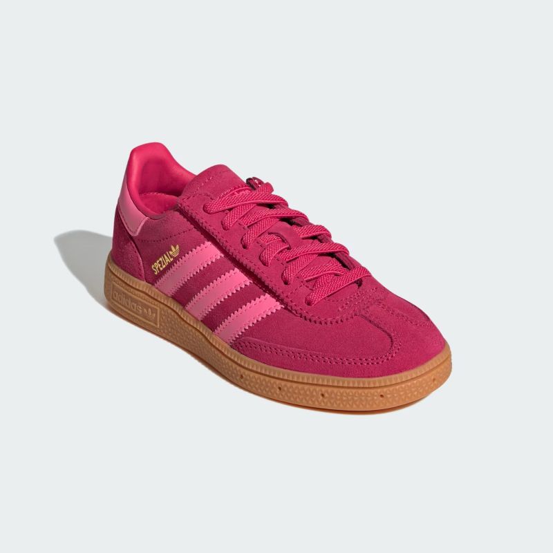 adidas 25Q3 HANDBALL SPEZIAL CF EL C ルビーレッド/ルシッドピンク/ガム JR7423