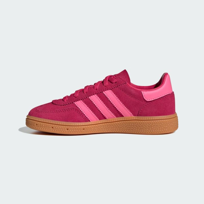 adidas 25Q3 HANDBALL SPEZIAL CF EL C ルビーレッド/ルシッドピンク/ガム JR7423