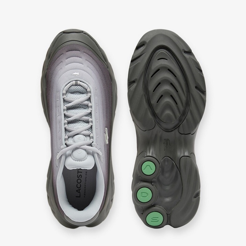 LACOSTE 25FW M SPINOR 225 2 SMA 2G4 DK GRY/LT GRY 50SMA0164-2G4