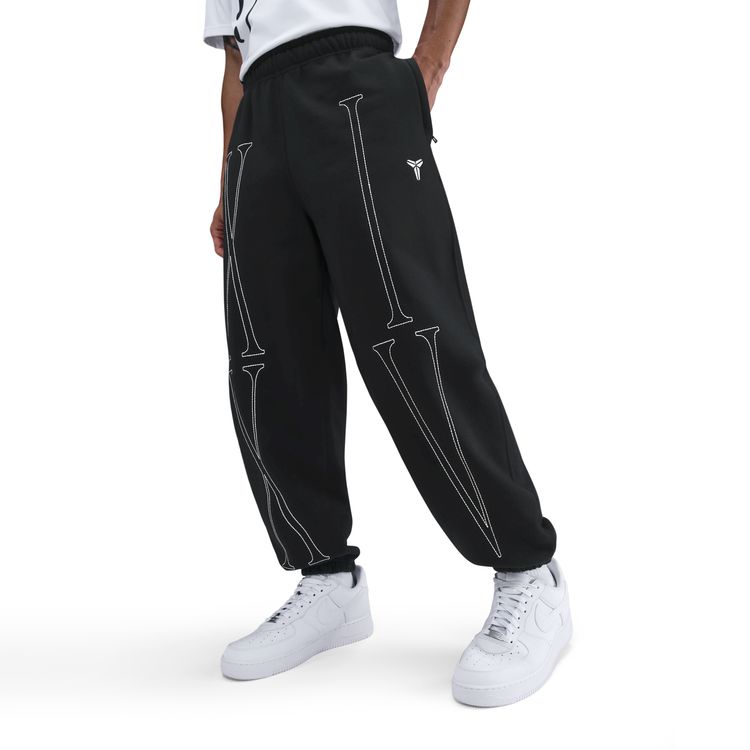 NIKE HO25 AS KB M FLC PANT ブラック/ホワイト IB7092-010