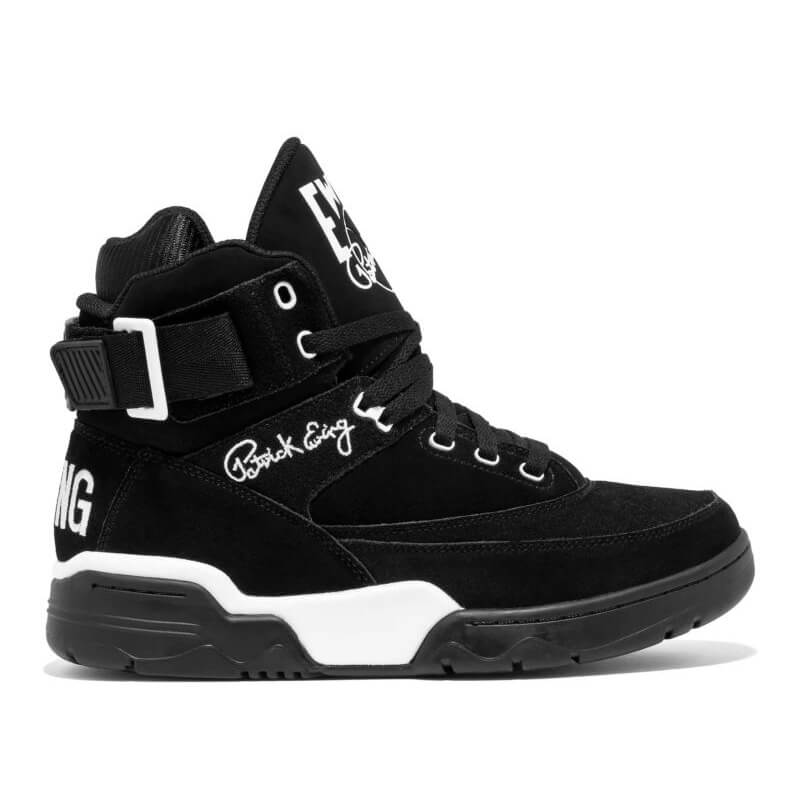 EWING ATHLETICS 26SS EWING 33 HI OG BLACK SUEDE/WHITE PEWF-001-BSW