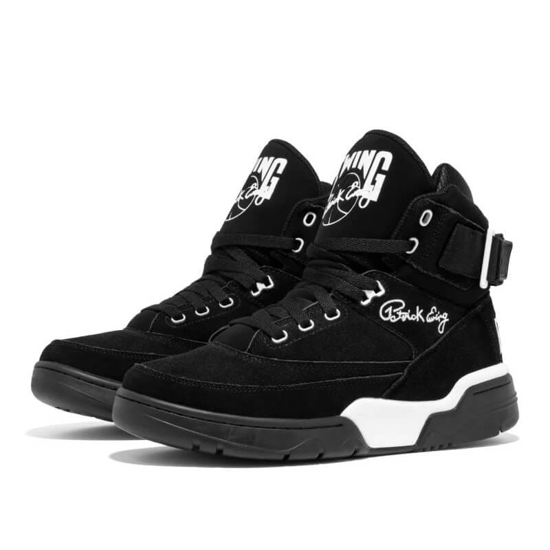 EWING ATHLETICS 26SS EWING 33 HI OG BLACK SUEDE/WHITE PEWF-001-BSW