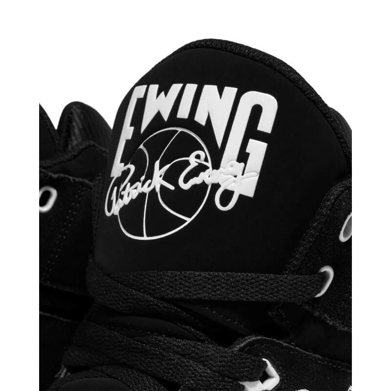 EWING ATHLETICS 26SS EWING 33 HI OG BLACK SUEDE/WHITE PEWF-001-BSW