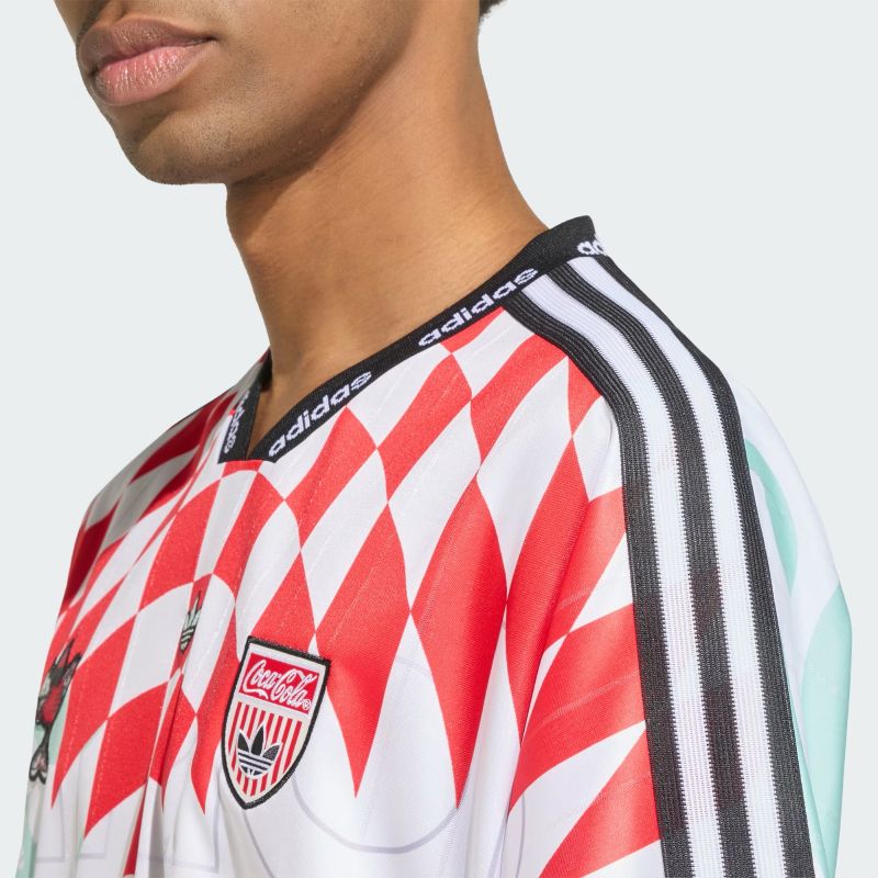 adidas 26Q3 6/6 MASH-UP JERSEY COCA COLA ホワイト/マルチカラー KY2106