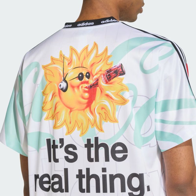 adidas 26Q3 6/6 MASH-UP JERSEY COCA COLA ホワイト/マルチカラー