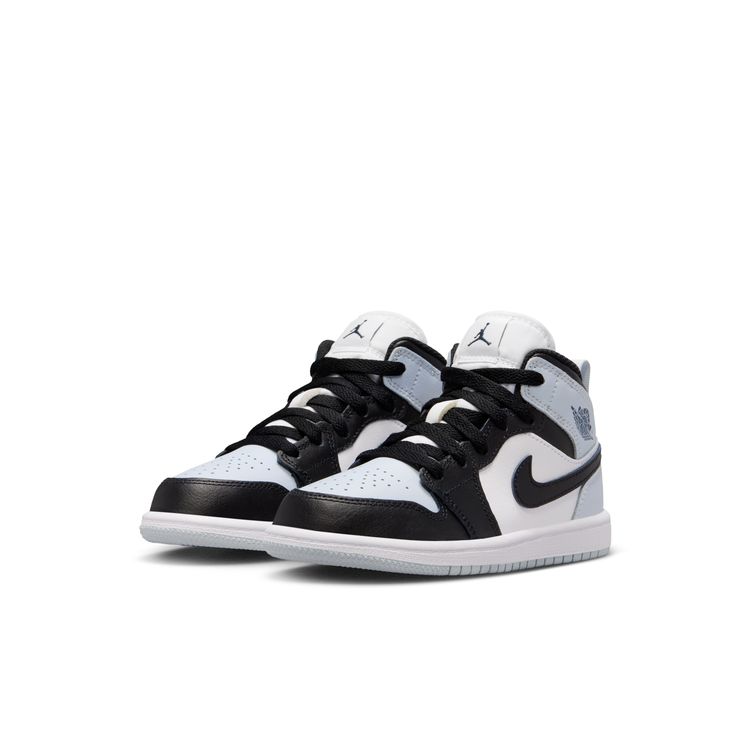 JORDAN BRAND SP26 JORDAN 1 MID PS ブラック/ブラック-オーラ-スクアドロンブルー DQ8424-002