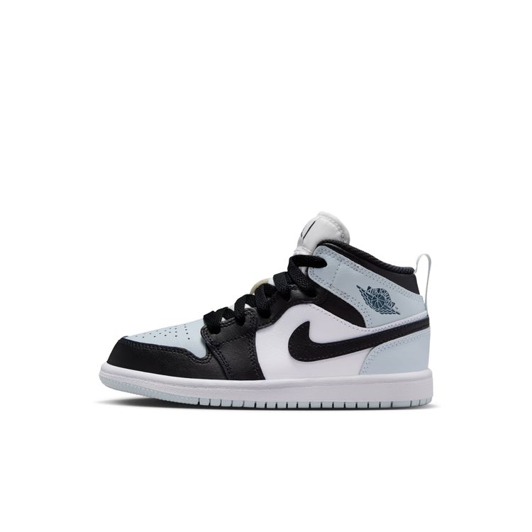 JORDAN BRAND SP26 JORDAN 1 MID PS ブラック/ブラック-オーラ-スクアドロンブルー DQ8424-002